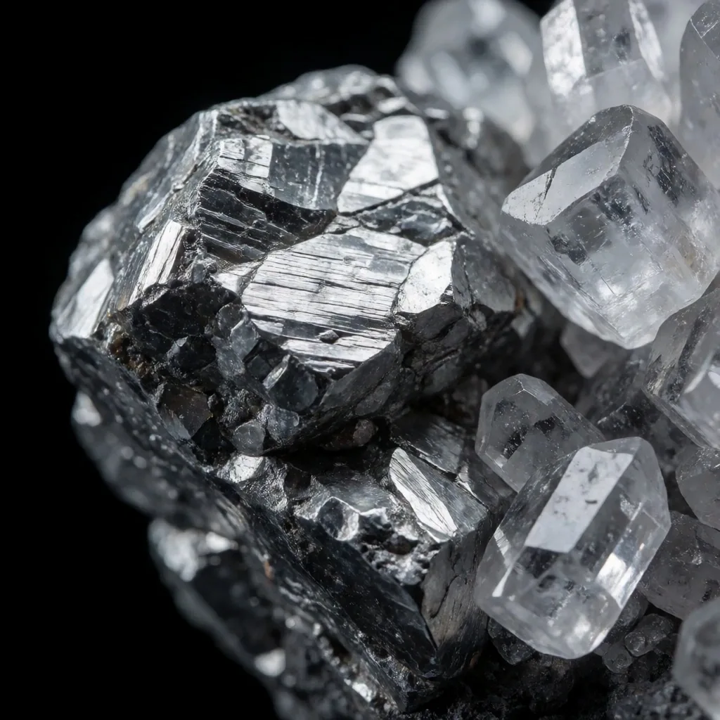 Raw zinc and magnesium mineral crystals